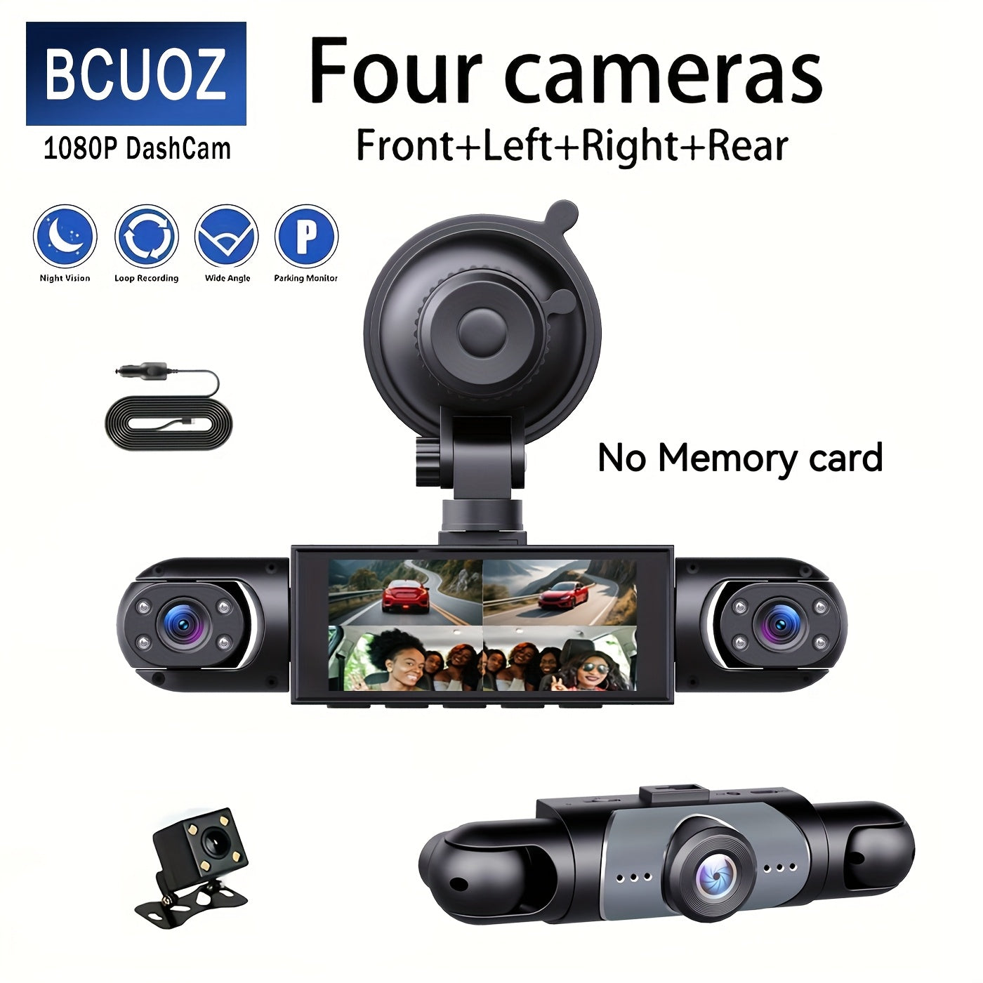 1080P Dashboard Camera for Vehicles