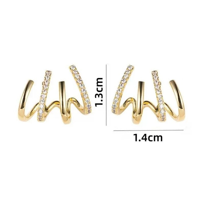 Spiral Ear Cuff Earrings