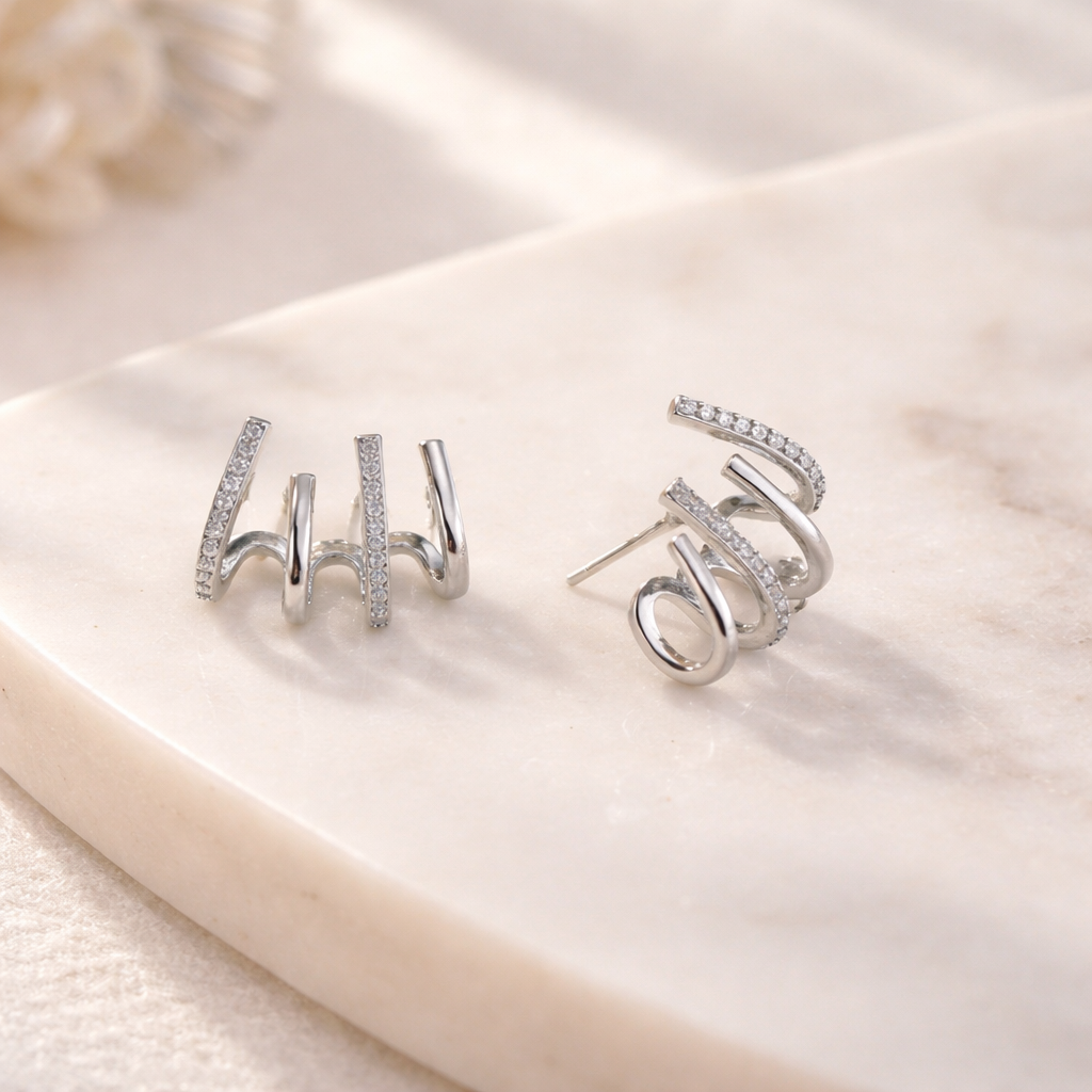 Spiral Ear Cuff Earrings