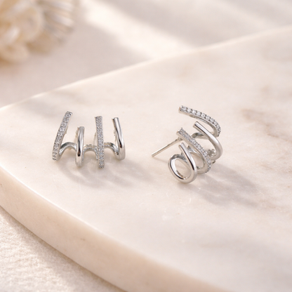 Spiral Ear Cuff Earrings