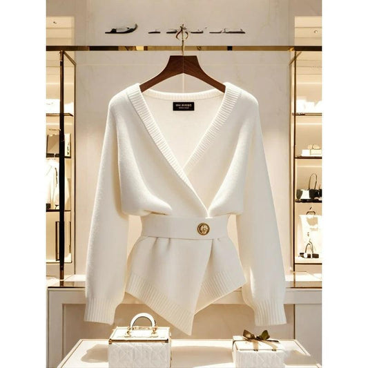 Vintage Long Sleeve Plain Cardigan