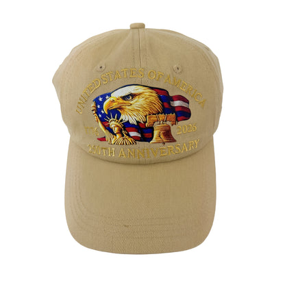 United States 250th Anniversary Eagle Patriotic Baseball Cap